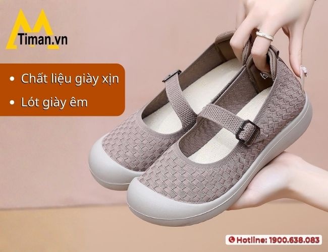Nên chọn giày nữ đế bằng nữ chuẩn xịn