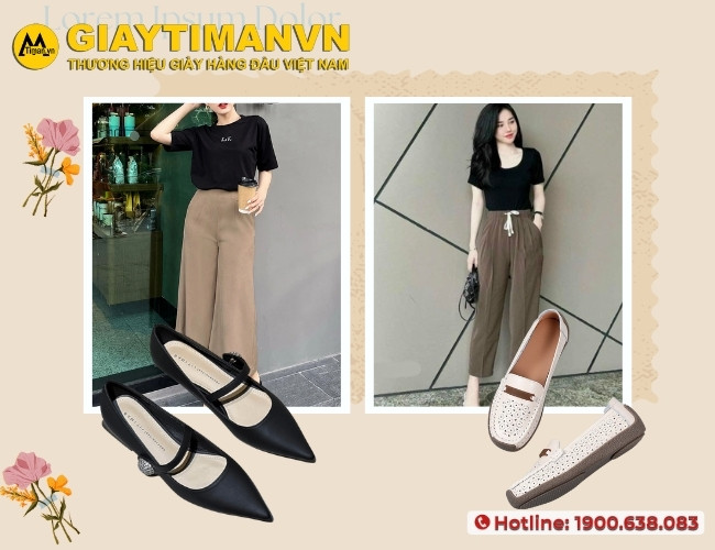 Phong cách cá tính điệu đà cùng giày bệt nữ