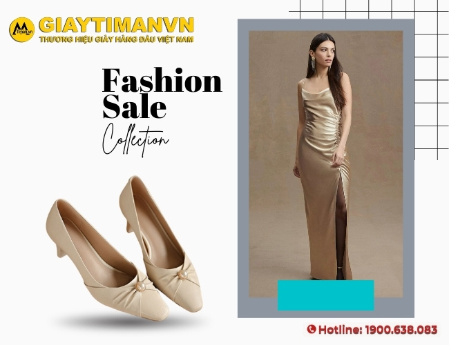 Style quyến rũ phối với giày màu kem nữ