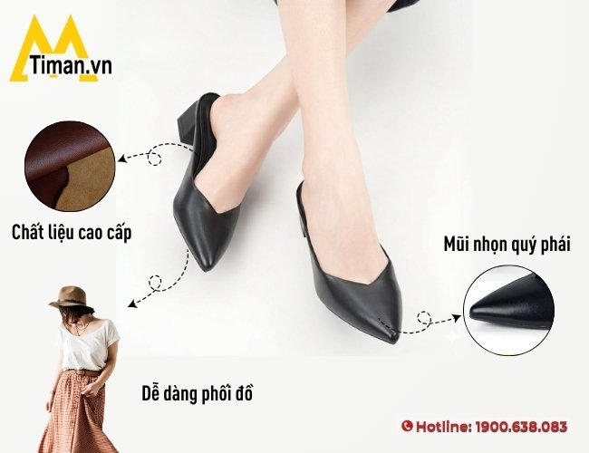Những ưu điểm của mẫu giày nữ mũi nhọn thời trang