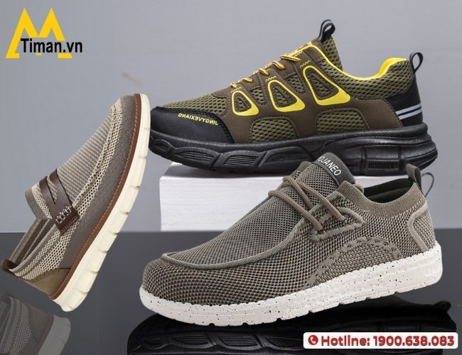 Các kiểu dáng giày sneaker thoáng khí nam phù hợp