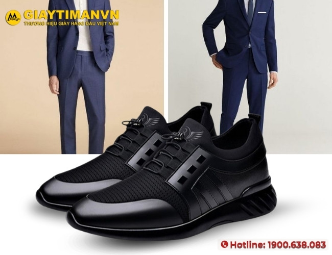 Phối vest/suit với giày sneaker nam chuyên nghiệp