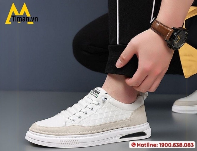 Giày da nam thể thao đẹp, bền bỉ tại Timan
