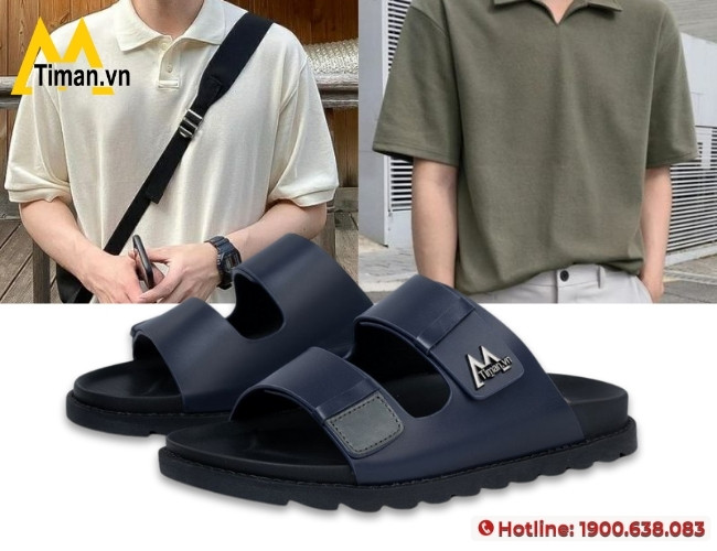 Kết hợp trang phục với dép đi làm công sở nam