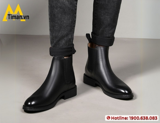Chọn mua giày nam đen phù hợp tại Timan