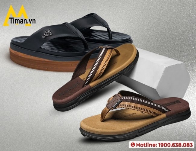 Đa dạng các kiểu dáng dép quai kẹp nam