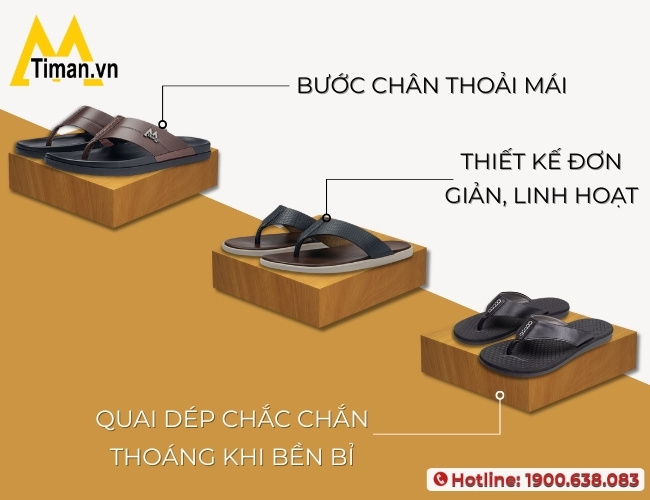 Lợi ích khi sử dụng dép quai kẹp nam