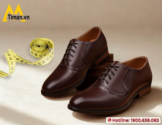 Nên chọn giày công sở cho nam vừa vặn với chân