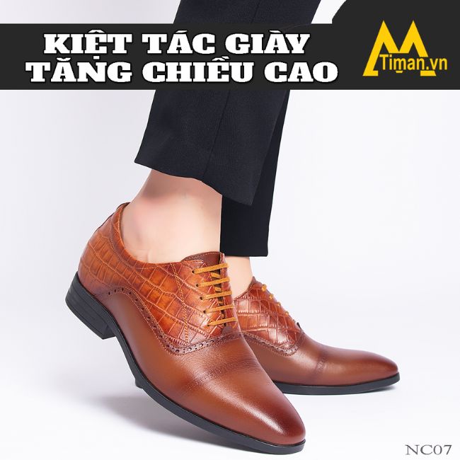 Cách chọn size giày tây nam tăng chiều cao phù hợp