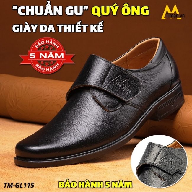 Giày tây nam lười Timan bền bỉ sang trọng