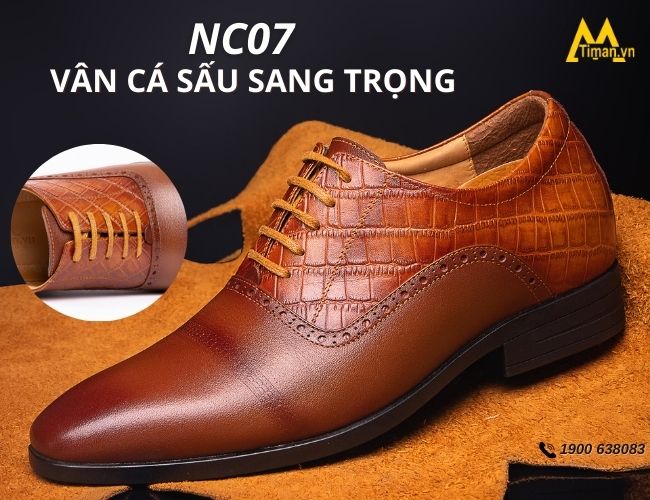 Giày tây nam trung niên NC07 sang trọng