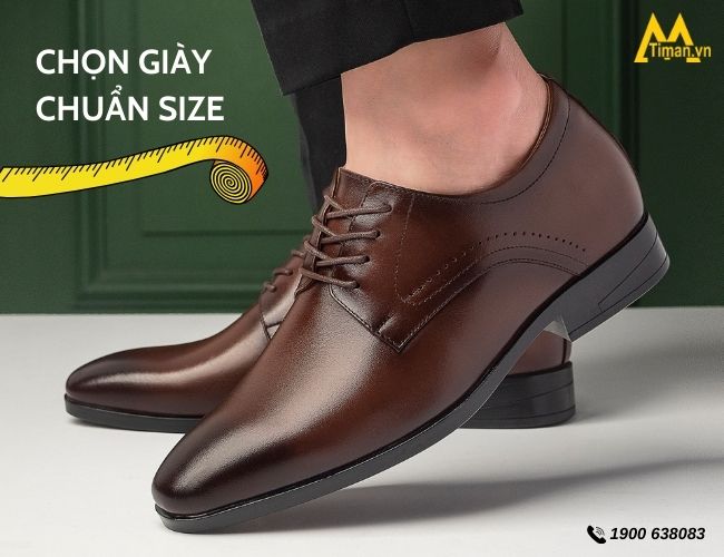 Chọn size giày tây nam công sở phù hợp