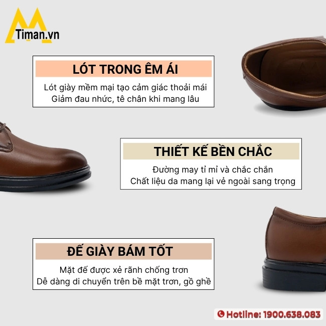 Các yếu tố quan trọng khi quý ông mua giày trung niên cho nam