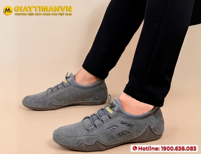 Phối quần kaki với giày nam cá tính, nổi bật