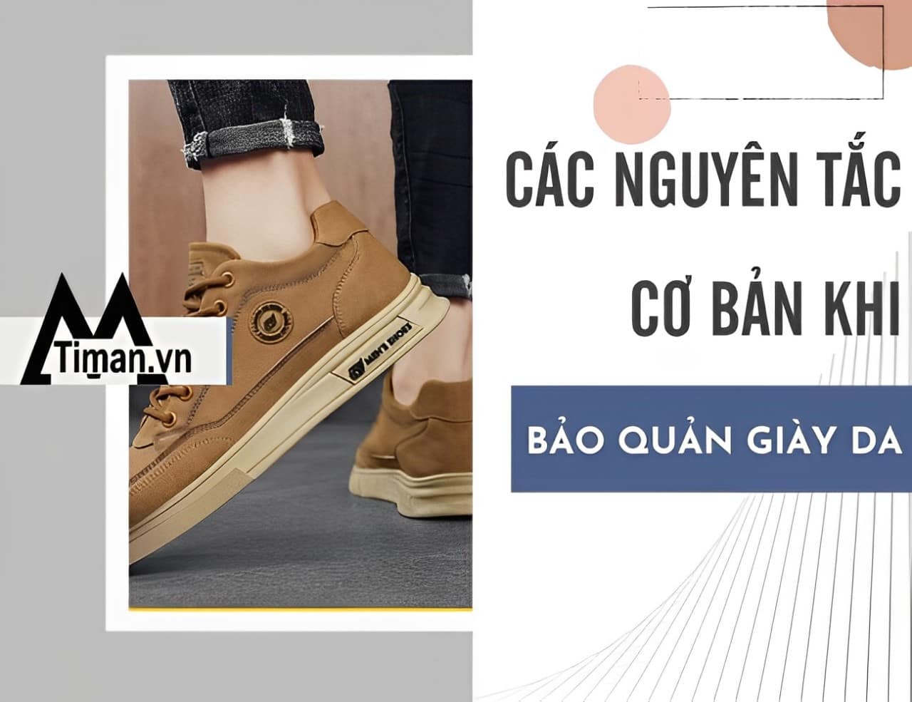 Các nguyên tắc cơ bản khi bảo quản giày da