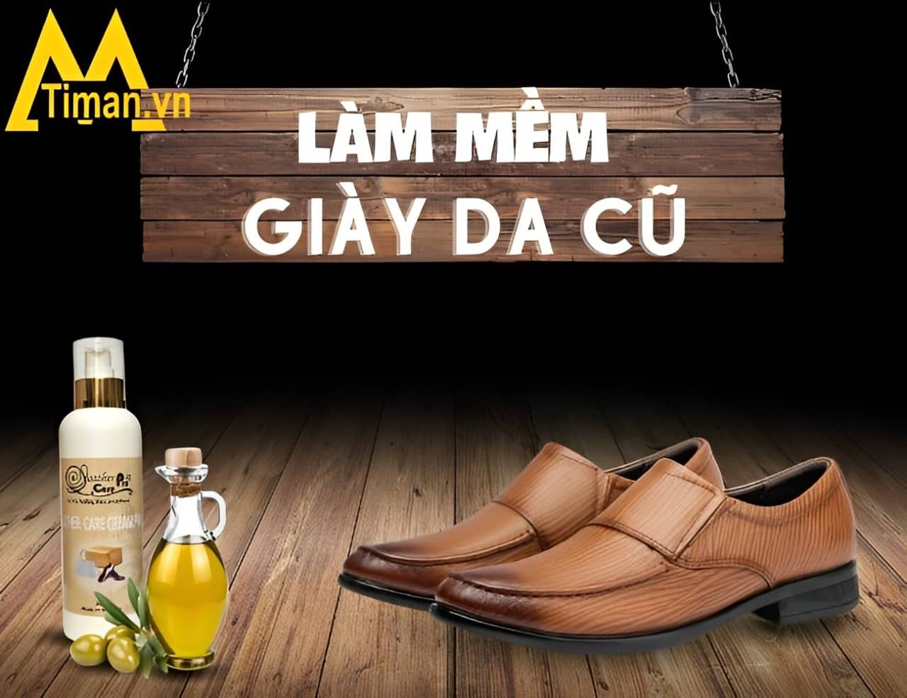 Cách làm mềm giày da cũ