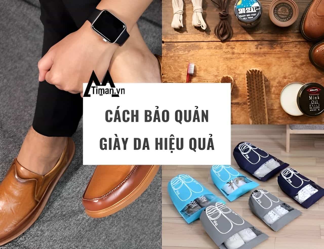 Phương pháp bảo quản giày da hữu hiệu