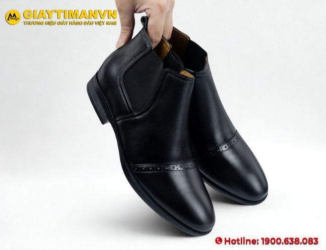 Chọn giày cổ cao nam chất lượng tốt tại Timan để phối đồ