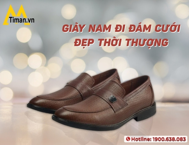 Giày nam đi đám cưới đẹp sang trọng, cao cấp