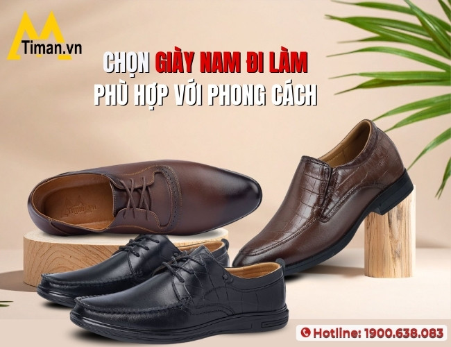 Chọn dáng giày cho nam đi làm phù hợp với không gian, thời trang cá nhân