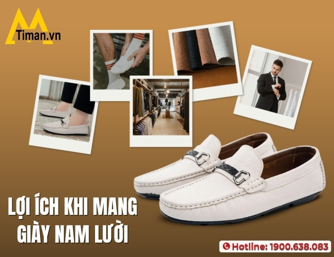 Những lợi ích khi nam giới sử dụng giày nam lười năng động