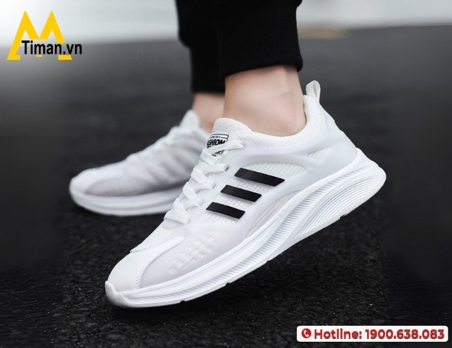 Phong cách hiện đại năng động với giày độn nam