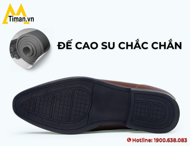 Chất liệu đế giày tăng chiều cao nam trẻ trung