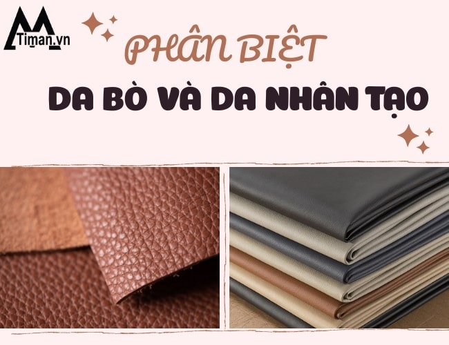 Phân biệt chất liệu da bò và da tổng hợp