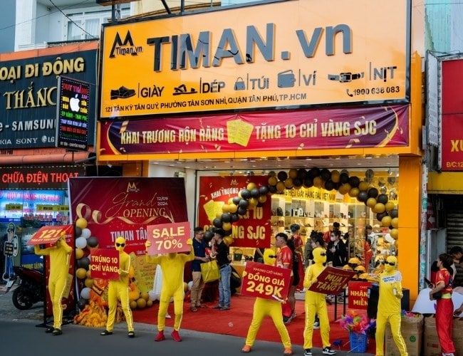 Shop giày Timan chi nhánh Tân Phú