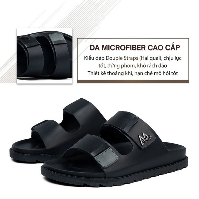 Chất liệu dép quai ngang nam TM-DL119