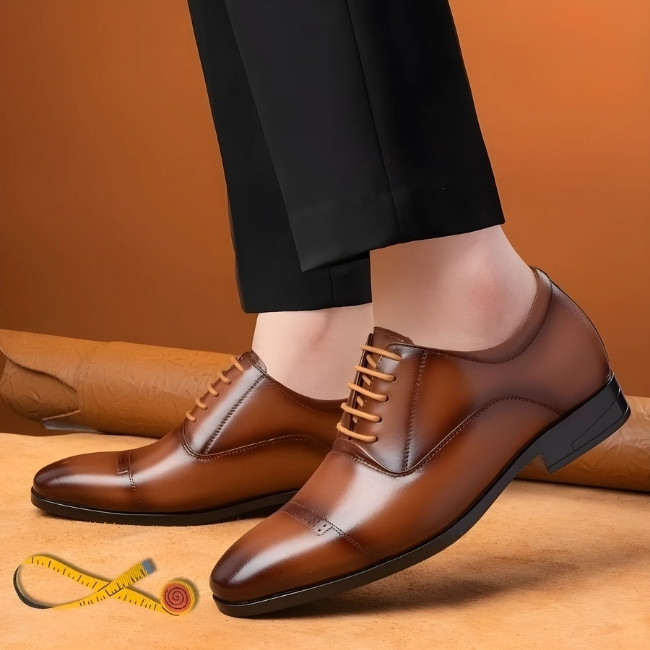 Chọn size giày tây nam buộc dây vừa vặn đôi chân