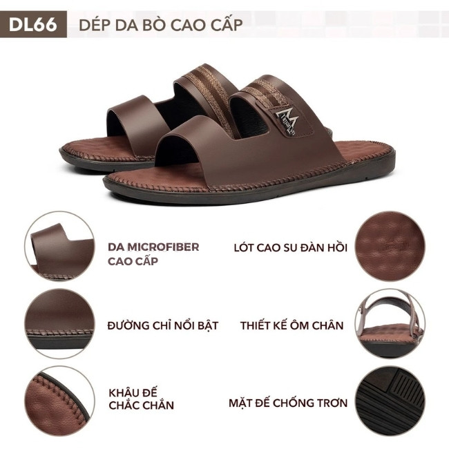 Dép quai ngang nam DL66 đặc tính sản phẩm