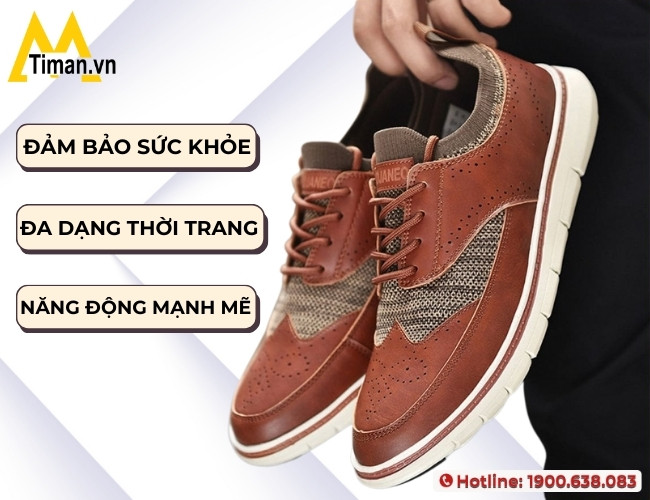 Lợi ích khi sử dụng giày thể thao trung niên nam