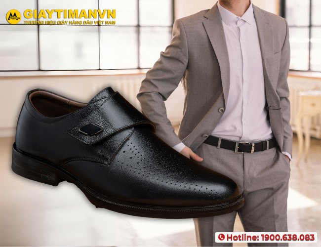 Phối đồ với giày đen nam và suit