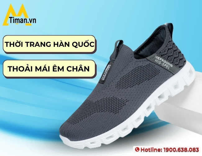 Ưu điểm của giày vải nam Hàn Quốc