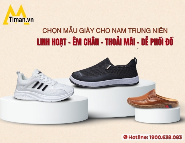 Chọn mẫu giày cho nam giới 50 tuổi hợp với phong cách cá nhân
