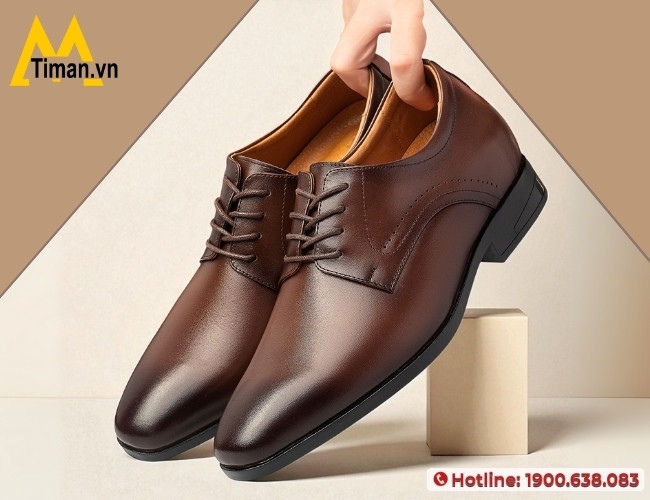 Chú ý cấu trúc chuẩn của giày buộc dây cho nam 