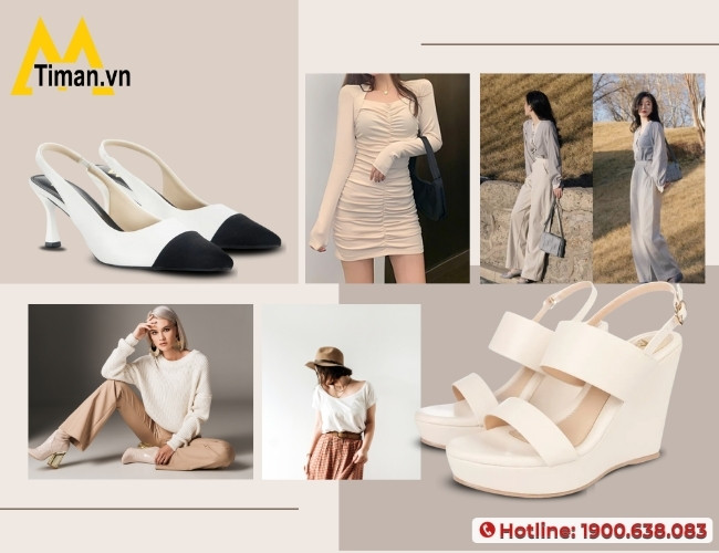 Phối đồ đẹp quyến rũ cùng giày nữ cao gót