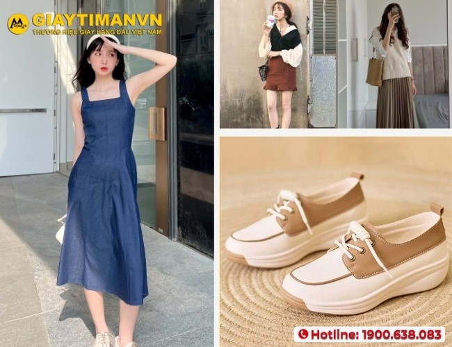 Thời trang năng động, phóng khoáng cùng với giày đẹp nhất cho nữ