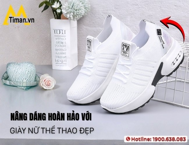 Cải thiện vóc dáng với giày thể thao đẹp cho nữ