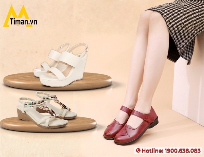 Chọn mẫu giày nữ quai hậu phù hợp với mục đích sử dụng