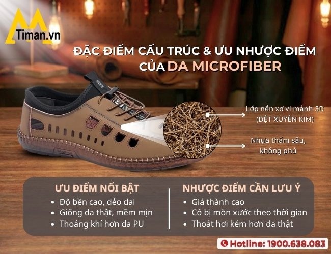 Đặc điểm cùng ưu nhược điểm của da Microfiber