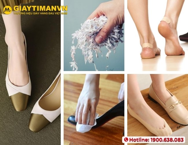 Giải pháp tránh giày cao gót bị rộng 1 size nhanh gọn