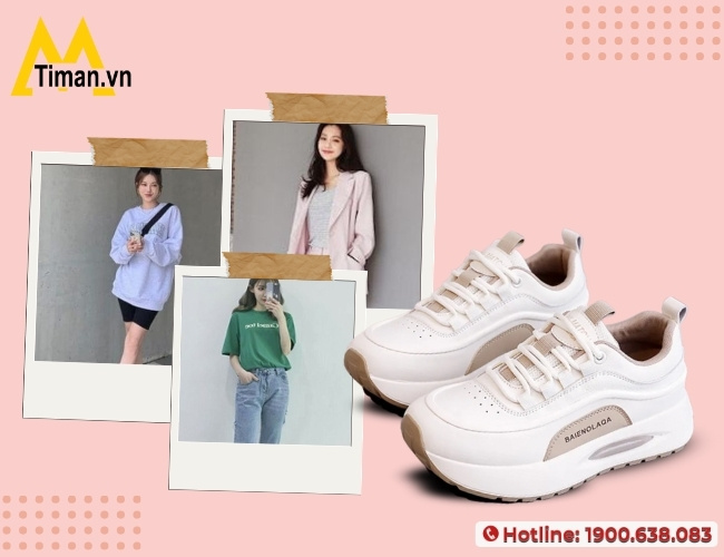 Set đồ năng động cùng với giày công sở cho nữ