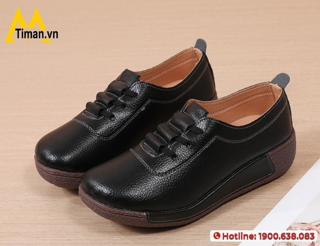 Giày nữ đen cao cấp giúp nàng tự tin khi bước đi, phối đồ