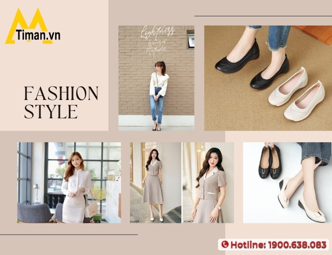 Nhẹ nhàng, thanh lịch nơi làm việc với giày nữ công sở