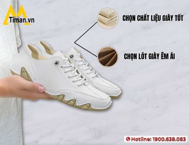 Lưu ý khi chọn giày đế bằng cho nam