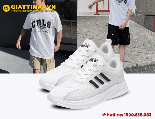 Phối đồ nam mùa hè cùng giày thoải mái, thoáng mát