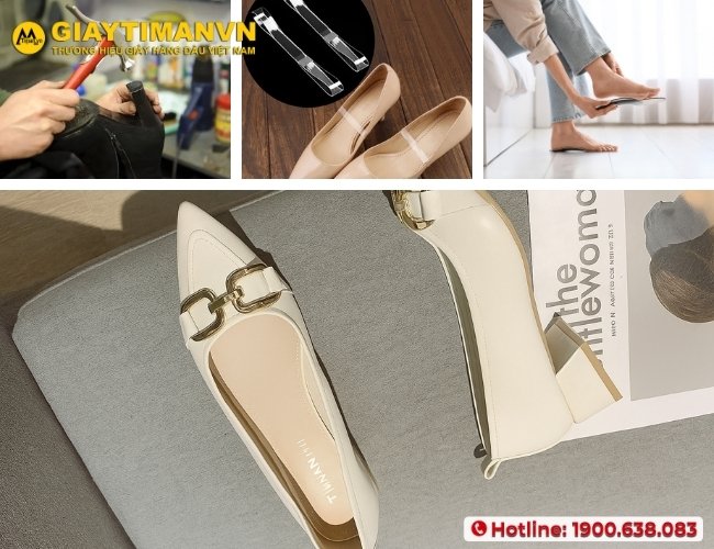 Sửa giày cao gót bị rộng 1 size chuẩn kỹ thuật