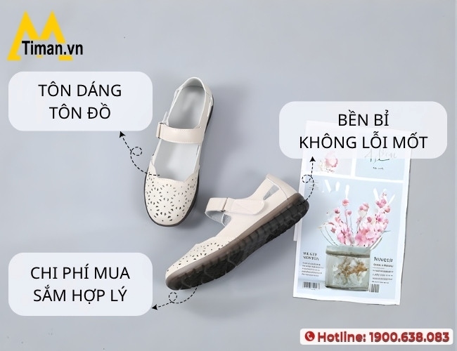 Ưu điểm khi đeo giày sandal cho nữ